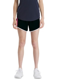 Reebok Women's Active Identity Training Pull-On Woven Shorts - Black/pink