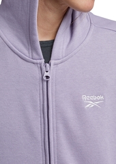 Reebok Women's Fleece Full-Zip Hoodie - Dusk Purple