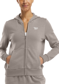 Reebok Women's Fleece Full-Zip Hoodie - Moonstone