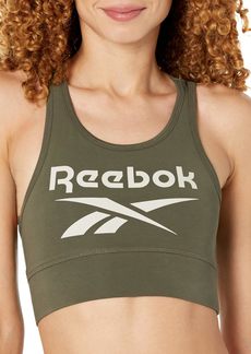 Reebok Women's Identity Big Logo Cotton Bralette