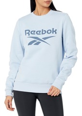 Reebok Women's Identity Big Logo Fleece Crew