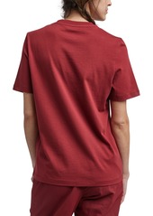 Reebok Women's Identity Cotton Big Logo T-Shirt - Rich Maroon