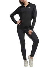 Reebok Women's Identity Performance Quarter Zip Top - Black