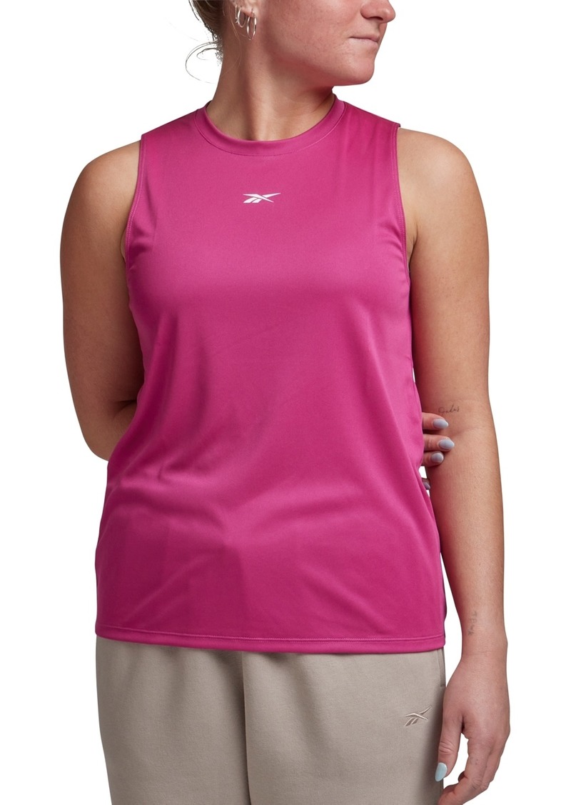 Reebok Women's Identity Performance Sleeveless Tank Top - Semi Proud Pink