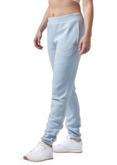 Reebok Women's Lux Fleece Mid-Rise Pull-On Jogger Sweatpants - Feel Good Blue