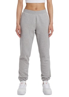 Reebok Women's Lux Fleece Mid-Rise Pull-On Jogger Sweatpants - Medium Grey Heather