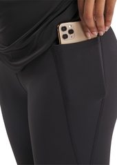 Reebok Women's Lux High Rise Mini-Flared Pants - Black