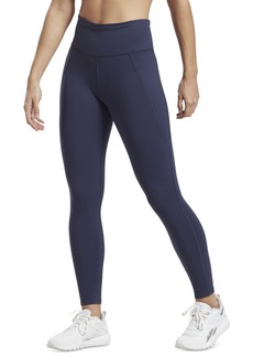 Reebok Women's Lux High-Waisted Pull-On Leggings, A Macy's Exclusive - Vector Navy
