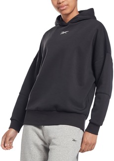 Reebok Women's Lux Oversized Sweatshirt Hoodie, A Macy's Exclusive - Black