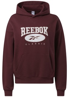 Reebok Women's Natural Dye Big Logo Hoodie Sweatshirt  L