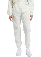 Reebok Women's Pull-On Logo Woven Track Pants - White