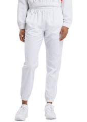 Reebok Women's Pull-On Logo Woven Track Pants - White