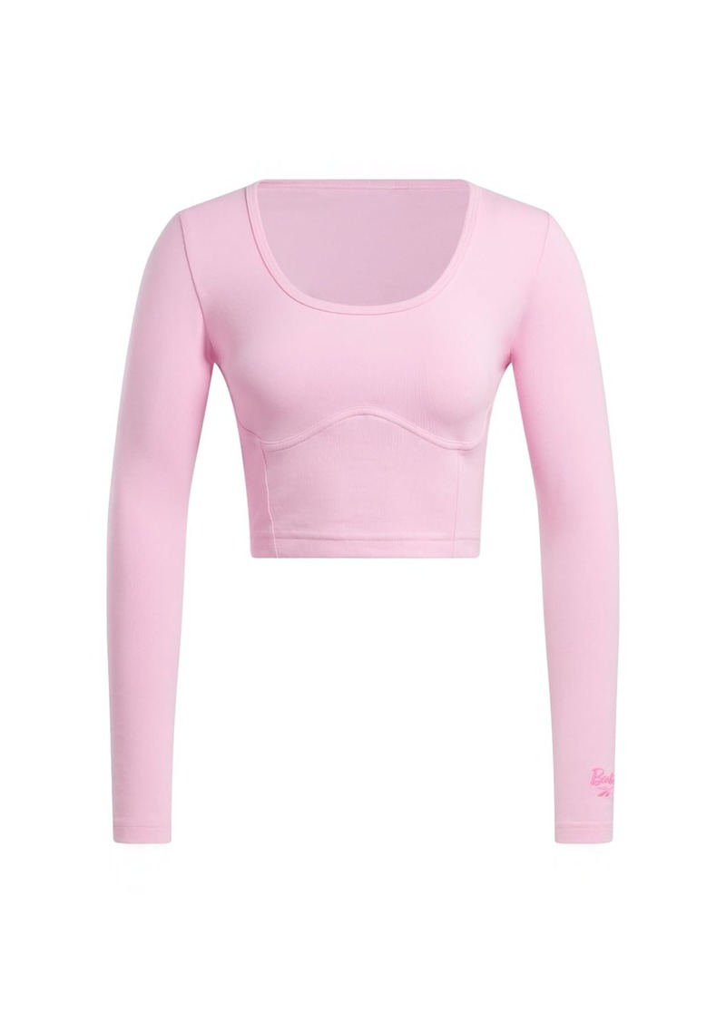 Reebok Women's Regular Barbie Crop Top