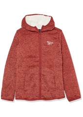 Reebok Women's Sherpa Lined Sweater Fleece Jacket