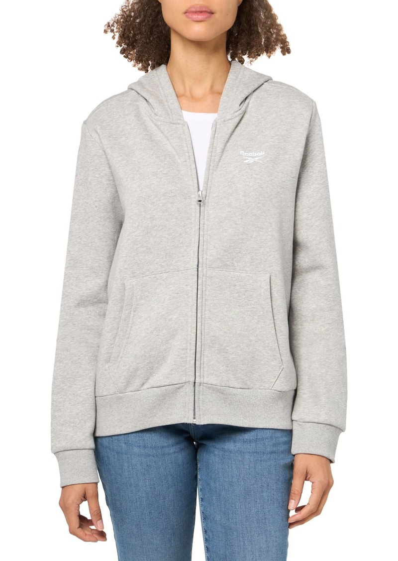 Reebok Women's SWEATSHIRT  Grey Heather/White