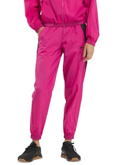 Reebok Women's Vector Woven Track Pants - Semi Proud Pink/black