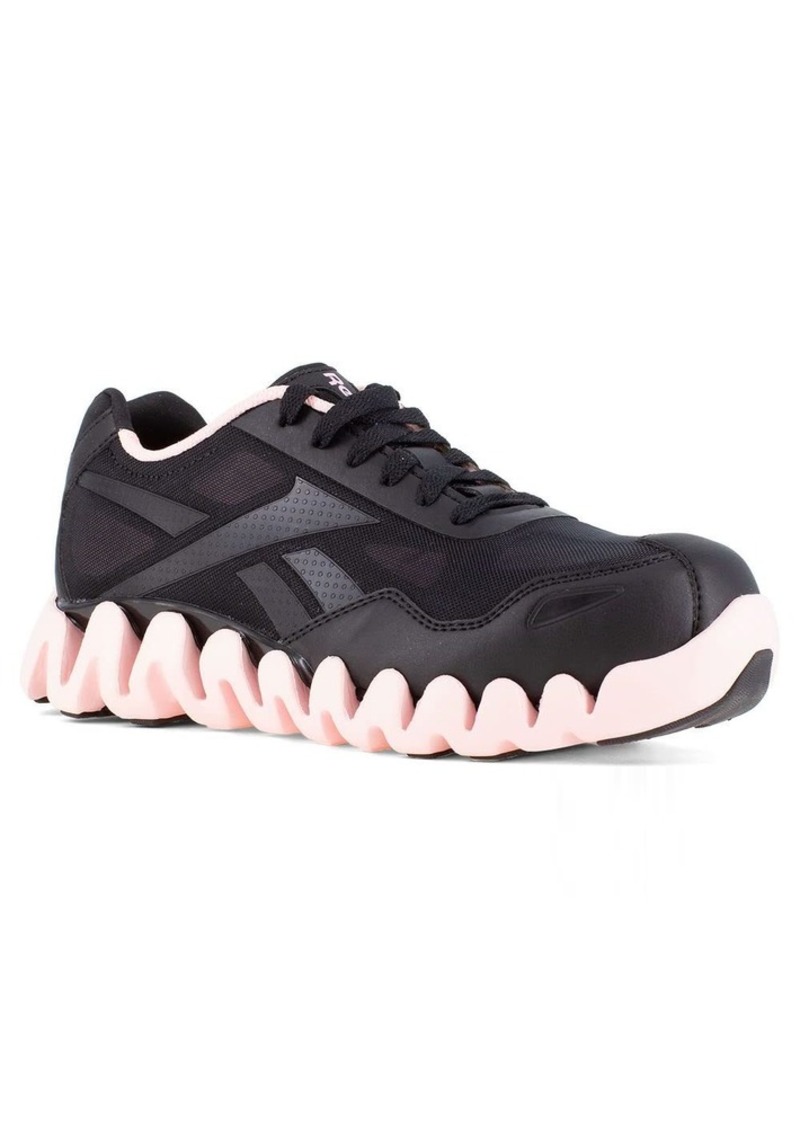 Reebok Work Women's RB321 Zig Pulse Work Construction Shoe Pink Safety