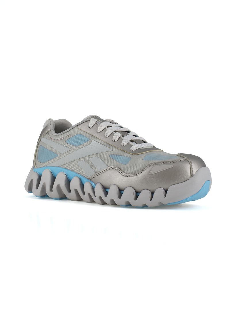 Reebok Work Women's RB323 Zig Pulse Work Construction Shoe Gray Safety