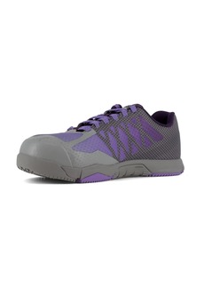 Reebok Work Women's RB451 Arion Work Safety Toe Athletic Shoe Grey/Mauve