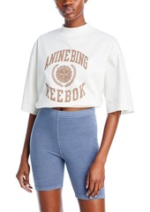 Reebok x Anine Bing Cotton Dropped Sleeve Graphic Tee