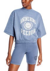 Reebok x Anine Bing Cotton Dropped Sleeve Graphic Tee