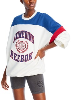 Reebok x Anine Bing Oversized Colorblocked Sweatshirt