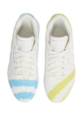 Reebok x Collina Strada Classic Faux Leather Sneaker in White/Blue/Yellow at Nordstrom