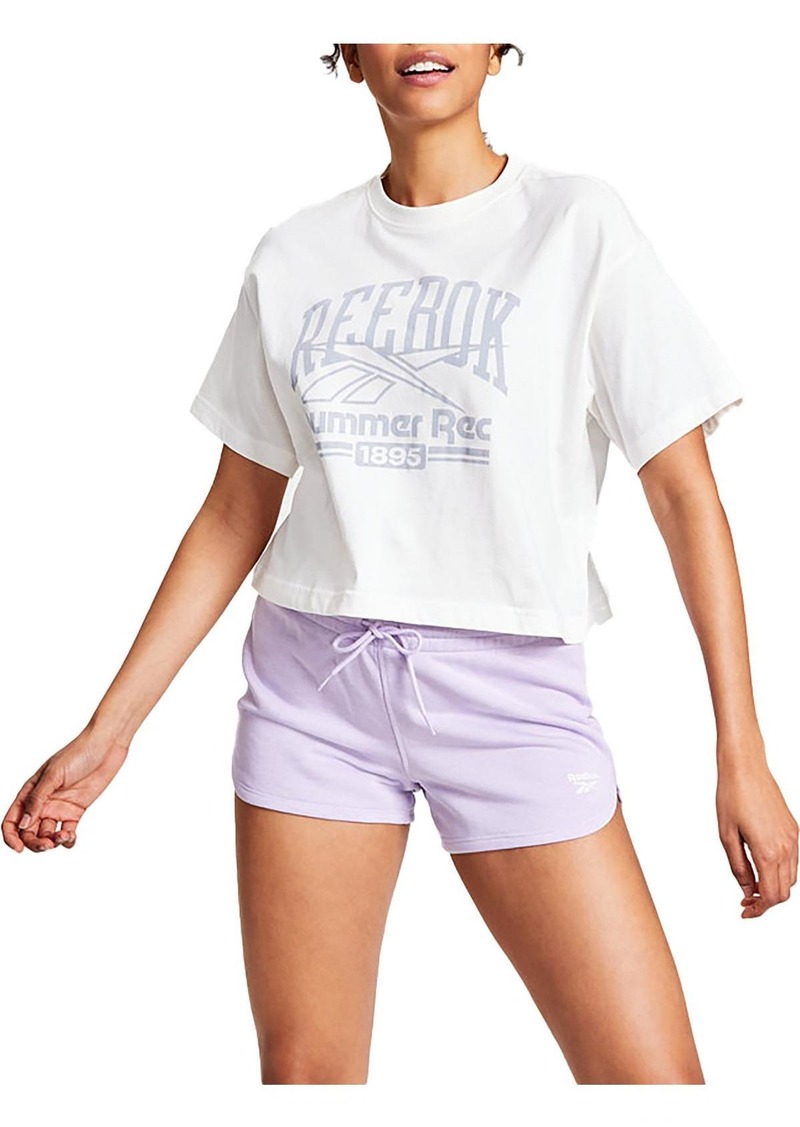 Reebok Summer Rec 1895 Womens Graphic Crewneck Shirts & Tops