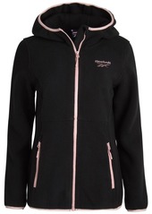 Reebok Womens Fleece Lightweight Fleece Jacket