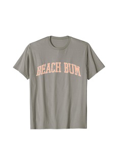 Reef Beach Bum Trendy Graphic College Font Vintage T-Shirt