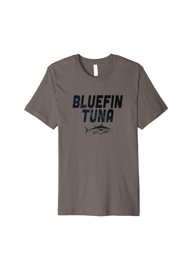 Reef Bluefin Tuna Fisherman – Galaxy Backdrop Fishing Premium T-Shirt