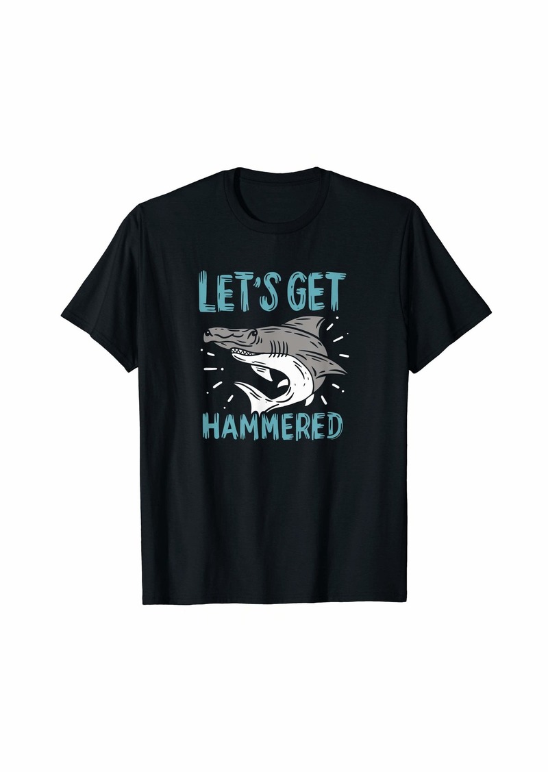Reef Funny Shark Fan Gift Funny Hammerhead Shark Lover Gift T-Shirt
