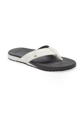 Reef Cushion Bounce Phantom Flip Flop in White/Charcoal at Nordstrom