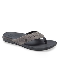 Reef Cushion Lux Flip Flop in Grey at Nordstrom