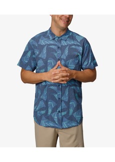 Reef Men's Bersin Short Sleeve Woven Shirt - Insignia Blue