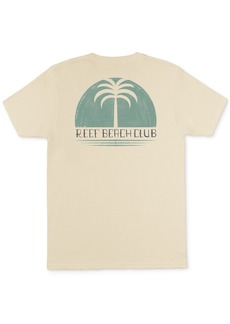 Reef Men's Cotton Skach Logo-Graphic Short-Sleeve T-Shirt - Cream