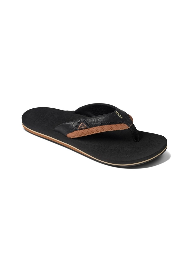 Reef Men's Cushion Dawn Slip-On Sandals - Black, Tan