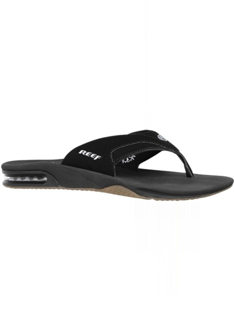 Reef Men's Fanning Flip Flops, Size 4, Black | Father's Day Gift Idea