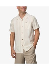 Reef Men's Lemmy Short Sleeve Woven Shirt - Almond Milk