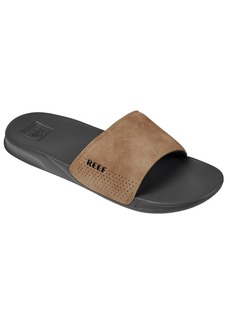 Reef Men's One Comfort Fit Slides - Gray, Tan