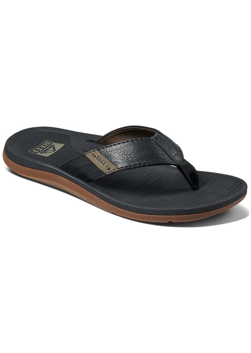 Reef Men's Santa Ana Padded & Waterproof Flip-Flop Sandal - Black