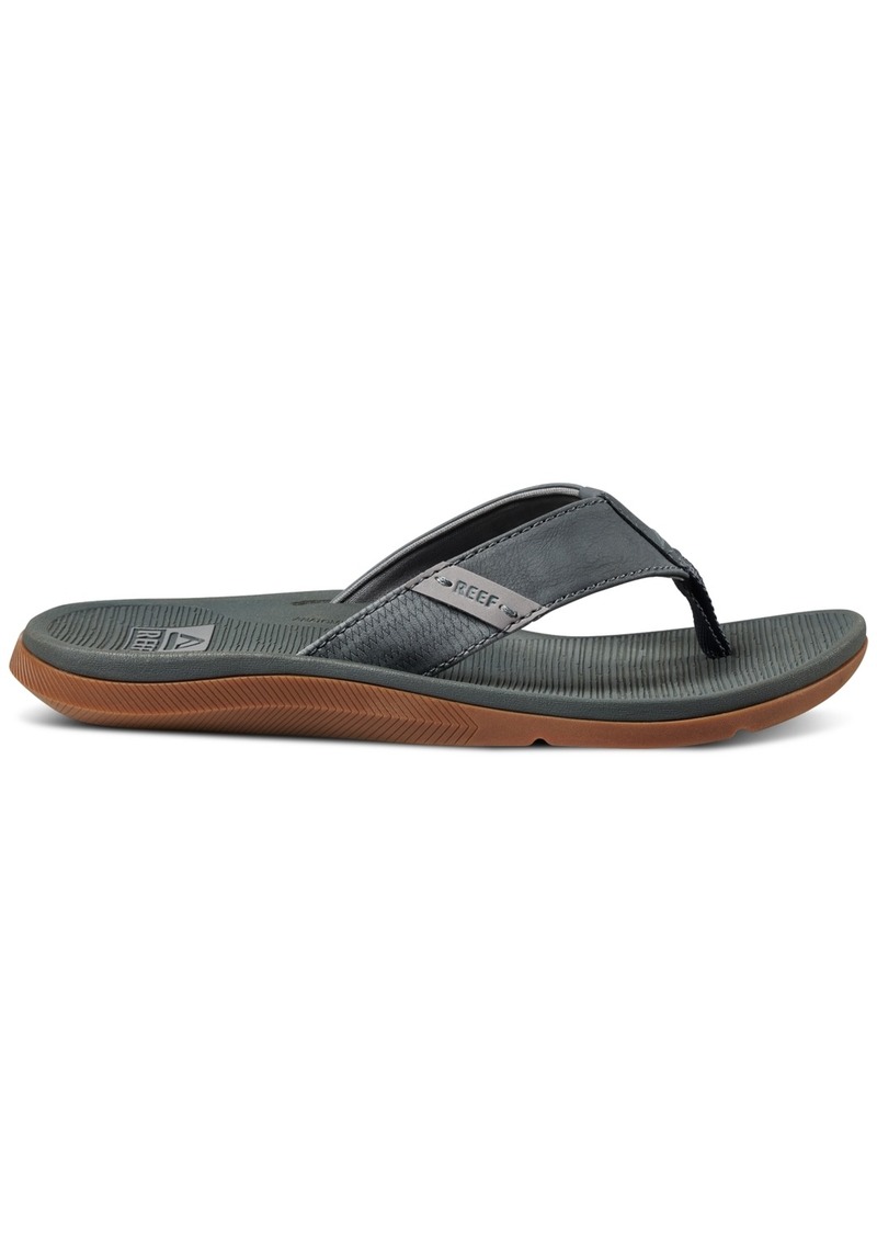 Reef Men's Santa Ana Padded & Waterproof Flip-Flop Sandal - Grey