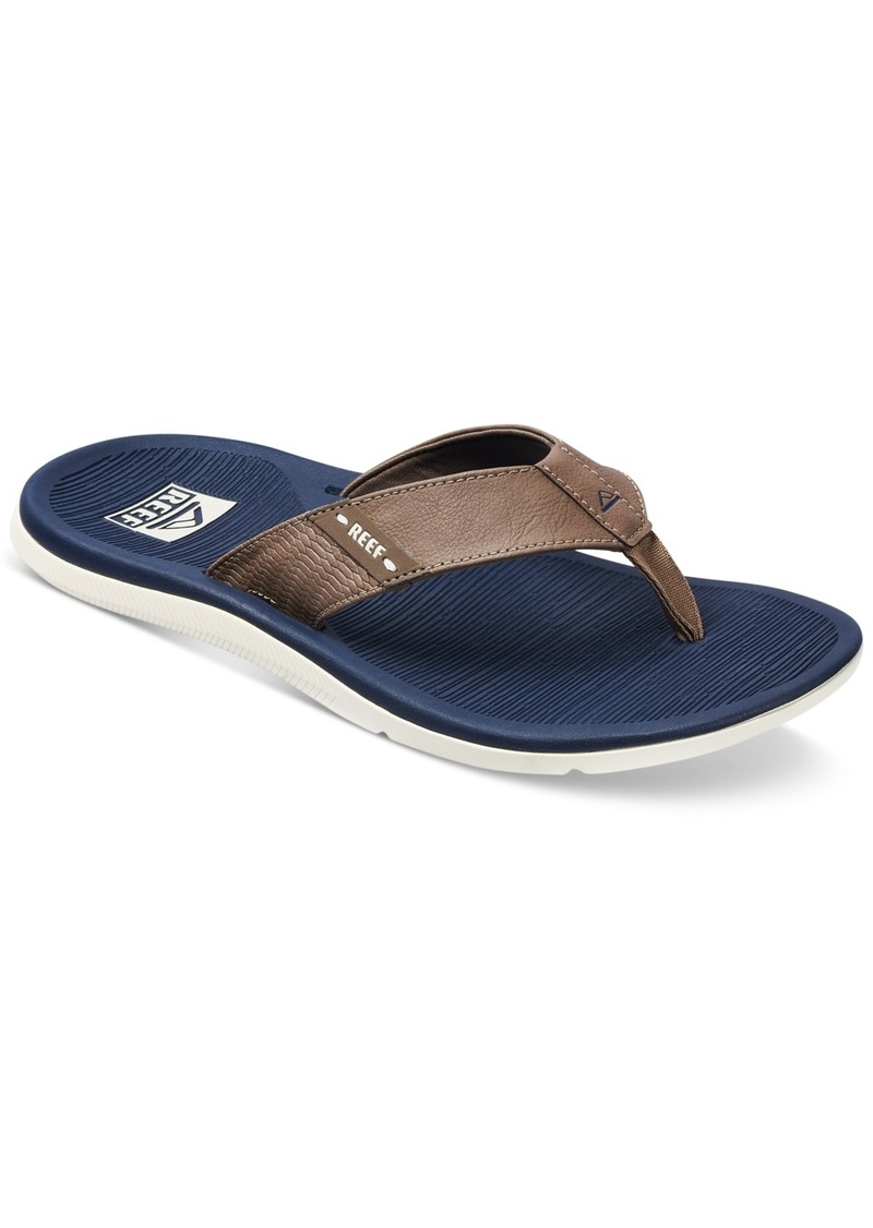 Reef Men's Santa Ana Flip-Flops - Navy/khaki