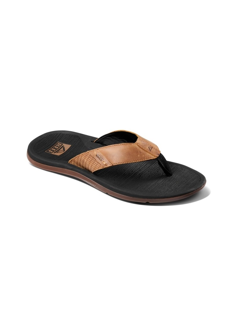 Reef Men's Santa Ana Le Comfort Fit Sandals - Black and Tan
