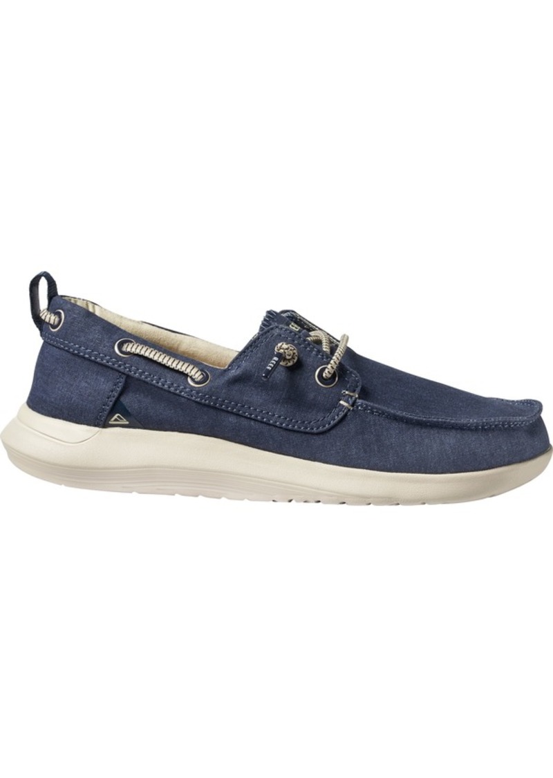 Reef Men's SWELLsole Pier Slip-On Boat Shoes, Size 10, Navy Blue | Father's Day Gift Idea