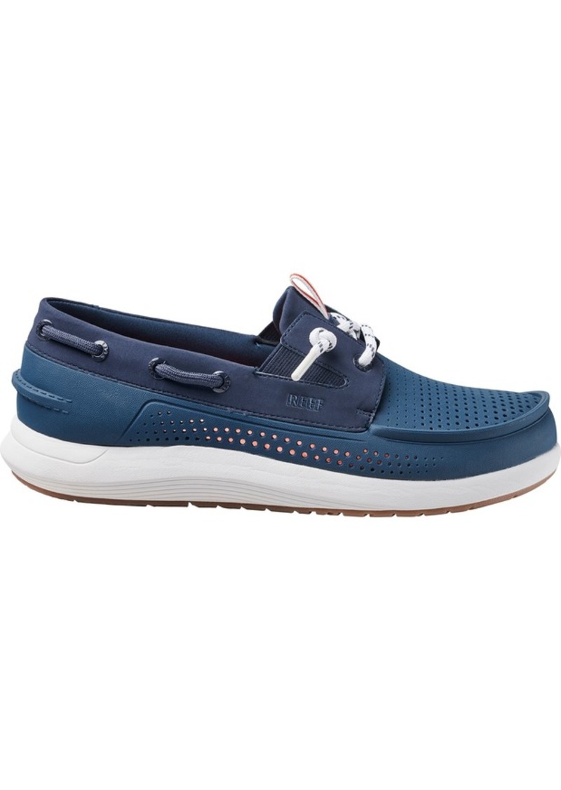 Reef Men's SWELLsole Skipper Boat Shoes, Size 10, Navy Blue | Father's Day Gift Idea