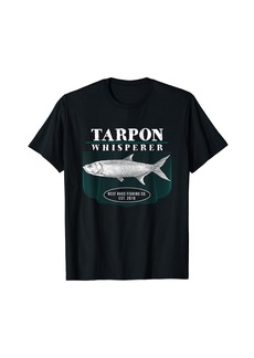 Reef Rags Tarpon Whisperer Deep Sea Saltwater Fishing T-Shirt