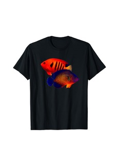 Saltwater Dwarf Angelfish Flame Angel Coral Beauty Reef T-Shirt