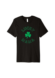 Reef St. Patrick's Day Lucky Mama Clover Shamrock Trendy Premium T-Shirt