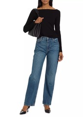 Reformation Abby High-Rise Straight-Leg Jeans